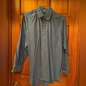 Chaps mens button down dress shirt size large